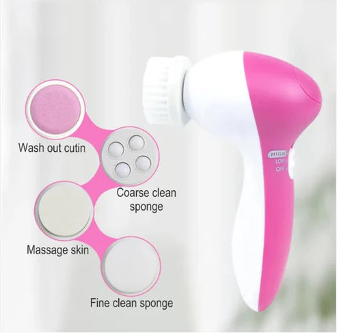 6-in-1 Face Cleansing Brush